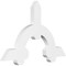 Ekena Millwork Ericson Architectural Grade PVC Gable Bracket, 36"W x 22 1/2"H x 2"D x 4"F, 15/12 Pitch GBP036X23X0204ERI00 - alternate 1
